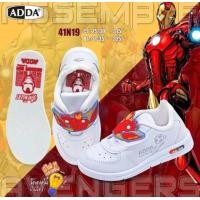 ราคา รองเท้านักเรียน ADDA Ironman ลิคสิทธิ์แท้ รองเท้านักเรียนอนุบาล มีไฟกระพริบ ขาว ดำ Size25 34 (21327113653)