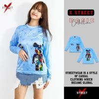 ราคา เสื้อยืดแขนยาว หมีเบสิค XSTREET TeddyBear Basic เสื้อยืดคอกลมแขนยาวพิมพ์ลาย ผ้าไมโครฯระบายอากาศดี (24438832537)