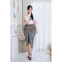 ราคา Mipz โจงกระเบนกินรี กางเกงผ้าไทย ชุดผ้าไทย โจงกระเบน ชุดไทย (23988053499)