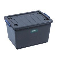 ราคา PST กล่องพลาสติกเก็บของอเนกประสงค์มีล้อพร้อมฝาเพชรสยาม 50 ลิตร (24569040142)