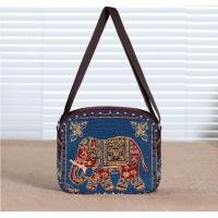 ราคา กระเป๋าถือ กระเป๋าสตางค์ สะพายข้าง ปักลายช้าง นกฮูก ผีเสื้อ ดอกไม้ สไตล์เรโทร สําหรับผู้หญิง (23159005868)