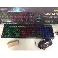 ราคา Nubwo NKM 623 SAVITAR MD Tech K3 M30 GMK 712 Keyboard Mouse Gaming Combo set คีบอร์ดกับเมาส์มีไฟ ประกันศูนย์ 1ปี NKM623 3สี (1499794081)