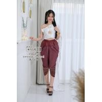 ราคา Mipz โจงกระเบนกินรี กางเกงผ้าไทย ชุดผ้าไทย โจงกระเบน ชุดไทย (23988053500)
