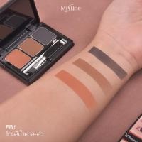 ราคา 1 ชิ้น ที่เขียนคิ้วแบบฝุ่น มิสทีน บราวส์ ซีเคร็ท Mistine Brows Secret Compact Eyebrow (4750790919)