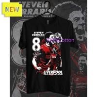 ราคา 2025 HOT เสื้อยืด ลิเวอร์พูล Steven Gerrard Liverpool t shirt size S 5XL เสื้อยืดผู้ชาย (24144692711)