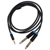 ราคา Vention Jack 3 5mm to 6 35 Adapter Audio Cable for Mixer Amplifier Speaker Gold Plated 6 5mm 3 5 Jack Male Splitter Audio Cable (19404627847)
