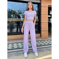 ราคา พร้อมส่ง ชุดเซ็ท ผ้าคอตตอนผสมเรย่อน เสื้อครอป เว้าหลัง เซ็กซี่ เอวลอย แขนสั้น ขาสั้น TZ893 (21806288117)