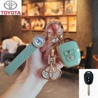 ราคา 2ปุ่ม ปลอกกุญแจ TOYOTA เคสกุญแจรถ toyota YARIS พวงกุญแจรถ toyota yaris ativ พวงกุญแจรถ yaris (22978015228)