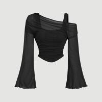 ราคา Closet Crush เสื้อซีทรูแขนยาว เปิดไหล่ ใส่วันตรุษจีน สีแดง สีดำ สีน้ำตาล (23595461165)