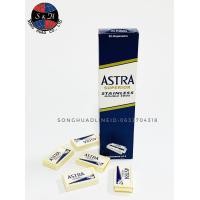 ราคา ASTRA ใบมีดโกนสแตนเลส ตราแอสตร้า ใบมีดโกนหนวด 2 คม 1 กล่อง 20 กล่องเล็ก รวม 100 ใบ ใบมีดบางและคม สินค้าคุณภาพดี ของแท้นำเข้าจากประเทศรัสเซีย (919958587)