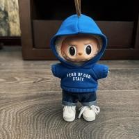 ราคา Labubu ชุดยีนส์เสื้อกันหนาวมีฮู้ด17ซม สำหรับ Labubu ตุ๊กตาผ้ากำมะหยี่อุปกรณ์เสื้อผ้าเปลี่ยนได้ (24554990859)