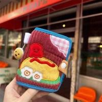 ราคา Movi Katie กระเป๋าสตางค์ผ้าใบน่ารักมีซิปสั้นพับเก็บได้ผ้ายีนส์ผ้าลูกฟูกกระเป๋าใส่บัตรไม่มีกระเป๋าการ์ตูน (22587770409)