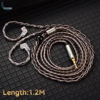 ราคา YUYIN4 สายหูฟัง T1 qkz 8 Strand ทองแดงชุบเงินสายอัพเกรดสายหูฟังแบบมีสาย3 5มม สำหรับ AK6 zxn zxt ZS10 edX Pro zsr CCA (23402200158)