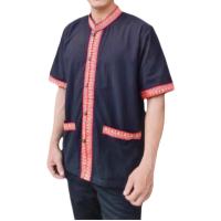 ราคา เสื้อพื้นเมืองผู้ชายภูไทแขนสั้น (21343738304)