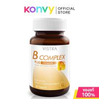 ราคา Vistra B Complex Plus Minerals 30 Tablets ผลิตภัณฑ์เสริมอาหารวิตามินบีรวม พลัส มิเนอรัล วิสทร้า (21764770204)
