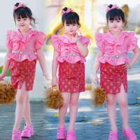 ราคา ชุดไทยประยุกต์เสื้อระบายแต่งโบว์ ชุดไทยเด็ก ชุดไทยพื้นเมือง (20144775456)