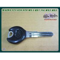 ราคา MASTER KEY Fit For MAZDA 323 626 929 MX 5 RX7 NA MX3 MX5 BRAVO ASTINA EUNOS 25 กุญแจเปล่า กุญแจรถยนต์ สีดำ (10338899645)