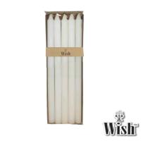 ราคา เทียนแท่งสีขาว เทียนดินเนอร์ Dinner Candle ขนาด กว้าง 1 90 cm x สูง 30 cm 10 Pcs Box ถูกสุดๆ ของแท้ (2182940299)