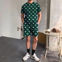 ราคา CJP HOME ชุดเซ็ตผู้ชาย เสื้อยืดแขนสั้น กางเกงวอร์มขาสั้น เสื้อผ้าแฟชั่นผู้ชาย สไตล์เกาหลี เสื้อยืดคอกลม กางเกงขาสั้น (18442949009)