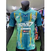 ราคา ด่วน จำนวนจำกัดเสื้อกีฬาพิมพ์ลาย แบรนด์ Active Sportwear คอวี A 04 (23812793843)