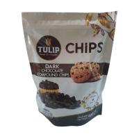ราคา ทิวลิป ดาร์คช็อกโกแลตชิพส์ Chocolate Chips Tulip ชนิดเม็ดกลาง ขนาด 900 กรัม (23652565818)