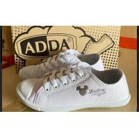 ราคา addaรองเท้าผ้าใบพละสีขาวนักเรียนหญิงยี่ห้อ Adda รุ่น41h04 (21589896635)