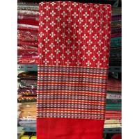 ราคา ผ้าถุงมอญ สีแดง สีสด มีหลายลายให้เลือก หน้ากว้าง 2 หลา (20032527347)