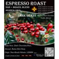 ราคา เมล็ดกาแฟคั่วเข้ม Drak Roastรุ่น Espresso roast เบลนด์ น่าน บราซิล Arabica 100 (17184985236)