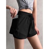 ราคา L615 กางเกงขาสั้นแต่งซีทรู ซับในหลากสี มีกระเป๋าข้าง กางเกงออกกำลังกาย กางเกงวิ่ง (7954026377)