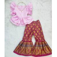 ราคา ชุดไทยเด็ก ชุดไทยเด็กผู้หญิง ชุดไทยขาม้าเด็ก ชุดไทยอนุบาลชุดเซทเสื้อระบาย กางเกงผ้าไทย ไม่รวมเครื่องประดับ (15974338227)