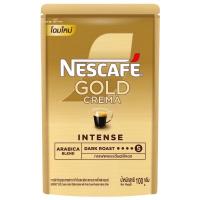 ราคา NESCAFE Gold Crema Instant Coffee เนสกาแฟ โกลด์ เครมมา กาแฟสำเร็จรูป ผสมกาแฟอาราบิก้า คั่วบดละเอียด แบบถุง 100g (23960400099)