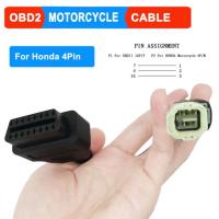 ราคา OBD2 Cable Adapter for Motorcycle สายแปลง สายOBD2 สำหรับอ่านค่า สแกนโค๊ด ลบโค๊ด Remap ECU มอเตอร์ไซค์ (11408588031)