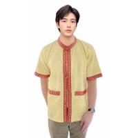ราคา เสื้อพื้นเมืองผู้ชายภูไทแขนสั้น (21853353651)