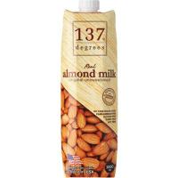 ราคา 137 degrees Almond Milk Unsweetened 137 ดีกรี นมอัลมอนด์ สูตรไม่มีน้ำตาล 1000ml (654498381)