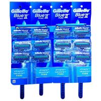 ราคา Gillette Blue II Plus ด้ามโกนหนวดยิลเลตต์บลูทูพลัส แพค 1โหล (849780788)