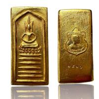 ราคา พระสมเด็จไพ่ตอง สมเด็จเกศไชโยหลัง ร 5 เนื้อเปึยกทอง (23187427143)