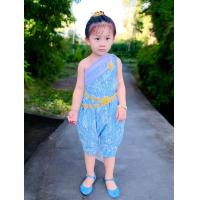 ราคา ชุดไทยเด็ก ชุดไทย ชุดไทยสีฟ้า ชุดไทยวันแม่ (22527926493)