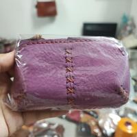 ราคา กระเป๋าใส่บัตรและเหรียญ หนังแท้แฮนด์เมด ขนาดกะทัดรัด สำหรับสาวๆ ราคาประหยัด (23316650463)