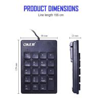 ราคา ส่งเร็ว Keyboard OKER SK 975 คีย์บอร์ด แป้นตัวเลข Numberic Mini Keypad DM 975 (6571118370)