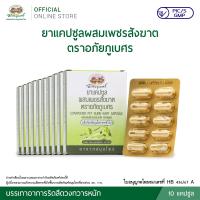 ราคา ยาแคปซูลผสมเพชรสังฆาต ตราอภัยภูเบศร ขนาดบรรจุ 10 แคปซูล แผง 10 แผง (3003982894)