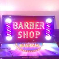 ราคา ป้ายไฟ ป้ายไฟตัวอักษร ป้ายไฟร้าน ป้ายไฟวิ่ง ป้ายไฟร้านตัดผม ป้ายไฟled BARBERSHOP (18935563089)