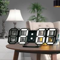 ราคา นาฬิกาดิจิตอล LED 3D นาฬิกา นาฬิกาตั้งโต๊ะ นาฬิกาแขวนผนัง นาฬิกาปลุก ตั้งปลุกหรือเลื่อนการปลุกได้ B 029 (11478261414)