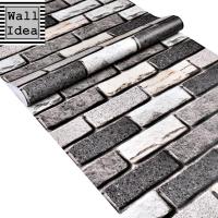 ราคา Wall Ideas ลายใหม่ วอลเปเปอร์ สติกเกอร์ PVC กาวในตัว ขนาดกว้าง 45 ซ ม ยาว 10 เมตรเต็ม อิฐ สีเทา (17356227269)