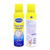 ราคา SCHOLL FRESH STEP ANTI PERSPIRANT FOOT SPRAY สกอลล์ เฟรช สเต็ป แอนติ เพอสไปแรนท์ ฟุต สเปรย์ สเปรย์ระงับกลิ่นเท้า (23625013262)