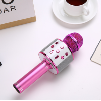 ราคา ราคาถูกคุณภาพดี WS 858ไมโครโฟนไร้สาย Bluetooth ไมค์ทองคำรุ่นWS 858 ร้องเล่นคาราโอเกะที่บ้าน ไมค์บลูทูธ ลำโพงบลูทูธ (10424416826)