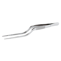 ราคา PADERNO Stainless Steel Small Angled Chef Tweezer L 16 cm ที่คีบ แต่งจานอาหาร สแตนเลส ขนาดเล็กหักมุมยาว 16 ซม GGM (8313149345)