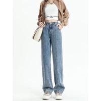 ราคา พร้อมส่ง Sweet กางเกงยีนส์ กางเกงยีนส์ผู้หญิง กางเกงยีนส์เอวสูง ขากระบอกเล็ก 1855 (18689521924)