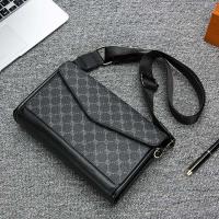 ราคา กระเป๋าเป้สะพายหลังสำหรับผู้ชาย ทรงสี่เหลี่ยม สไตล์ธุรกิจ วัสดุ PU ขนาดกลาง ปิดด้วยซิป กระเป๋าสะพายข้างแบบสะพายข้าง เข็มขัดหนังเทียม (24620714725)