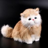 ราคา Size 21cm 16cm 9cm Electronic Plush Simulation Smart Cat Plush Robot Cat (22773310525)