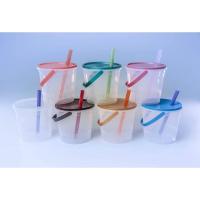 ราคา ถังน้ำแข็ง ถัง 1 ลิตร Size M ถังใส่เหล้าปั่น ถังหูหิ้ว ฝาสีหูสี จัดให้2สี 20ใบ Size M (9912615446)